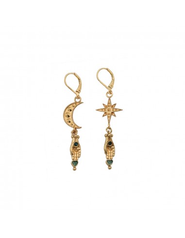 Boucles Sacha Étoile Lune - AH 25 Wholesale chez Cornerstreet bien 