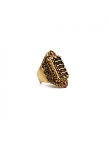 Jasmine rectangle ring - AH 25 Wholesale Découvrez la collection